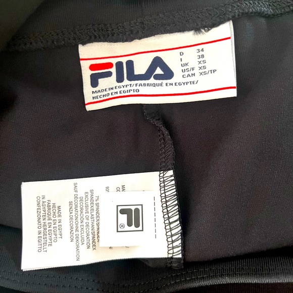Fila Women's Performance Bike Short size XS color BLACK - Picture 4 of 6